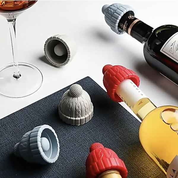 Vinstoppe Drikkeflaske Stoppe Vinpropper Vin Dekorative Stoppe Krystal Vinpropper til Hjem Køkken Bar Uafhængighedsdag