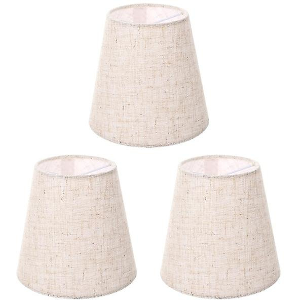 3 stk. Stof Lampskærme Chandelier Vægslampe Støvsikre Dæksler Lampetilbehør 3stk 14X13X9CM 3pcs 14X13X9CM
