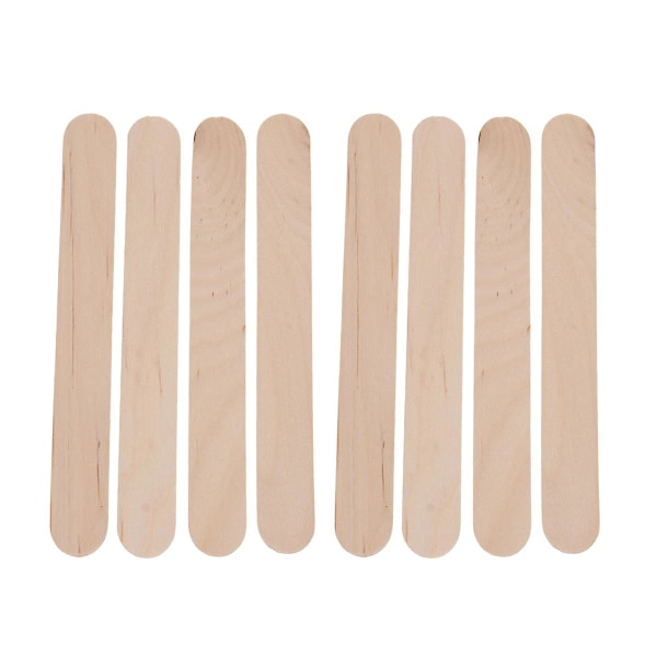 50 st Eyebrow Wax Sticks Ansiktsvax Träpinnar Tungspatel