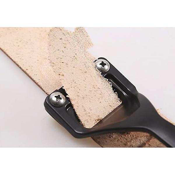 Läder Super Skiver För Uttunning Med 3 Blad Läder Professionella Läderhantverksverktyg Super Skiver Skärverktyg För Veck, Böjar, Sömmar