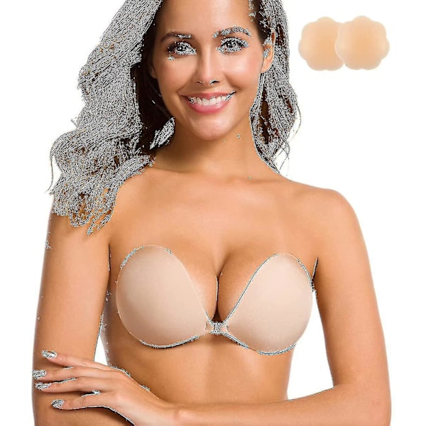 Liimautuva Rintaliivit Olkaimeton Tarttuva Näkymätön Push Up Silikoni RintaliivitFSKIN F SKIN
