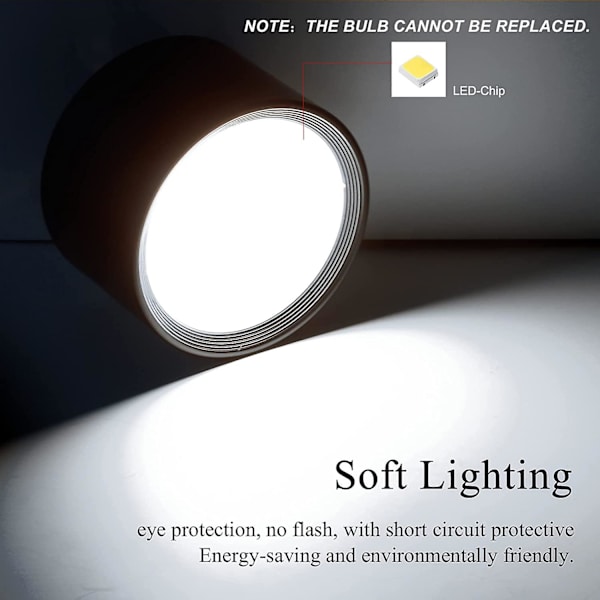 LED Takspotlight Svart Kallvit 6000k 12w Spotlampa Taklampa Vardagsrum Matrum Kök Hall Sovrum 120mm