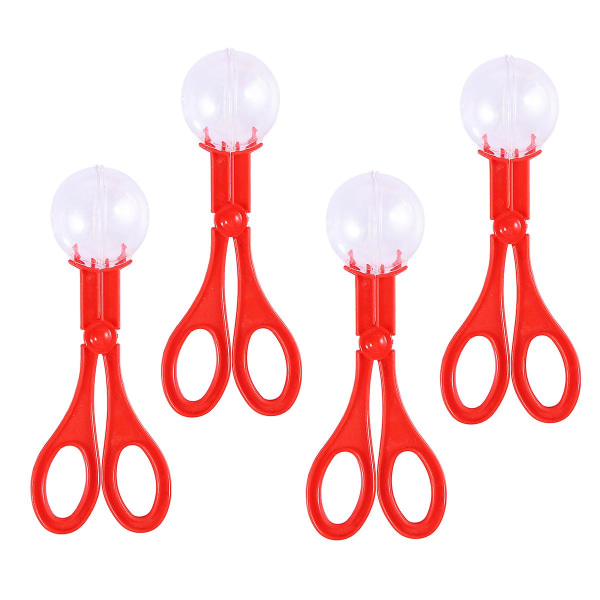 4 Pcs Plastic Insects Children Insects Toy Insects Catch Scissors Insect Catcher Scissors Sensory Le