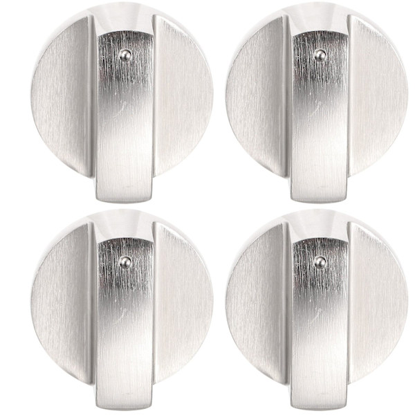4 stk Kjøkken Gasskomfyr Kontrollbryter Knapper Enkle Gasskomfyr Rotasjonsbrytere 3.9X3.9cm 3.9X3.9cm
