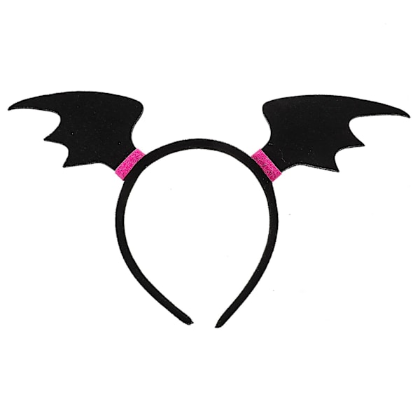 Hårtilbehør til kvinder Prom Halloween Bat Pandebånd Bat Ving Pandebånd Sort Bat Øre Pandebånd Halloween Bat Hårbøjle BlackM Black M
