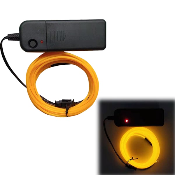 Neon LED-kabler til dekoration 5m lysende lys EL koldt lys