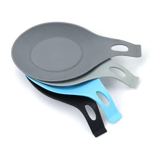 Moderne silikone skestøtte (sæt med 4) - Køkkenredskabsholder - Kvalitetsmateriale - Bordspatelholder - Skestøtte til