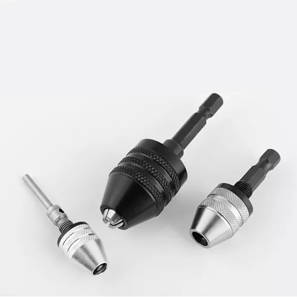 Trebacks-chuck med sexkantskaft Omvandlingschuck med tre backar Multifunktionell trebacks-chuck Liten elektrisk slipchuck Mini trebacks-borrchuck