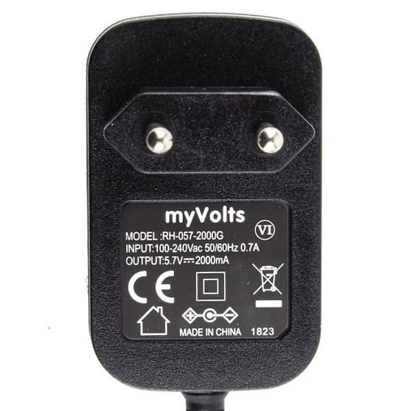 RY-5,7V myVolts erstatningsstrømforsyning kompatibel med Roland GO:KEYS Keyboard