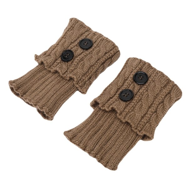2 STK benvarmere til kvinder, strikkede benvarmere, sokker, benvarmere, benvarmere strømper