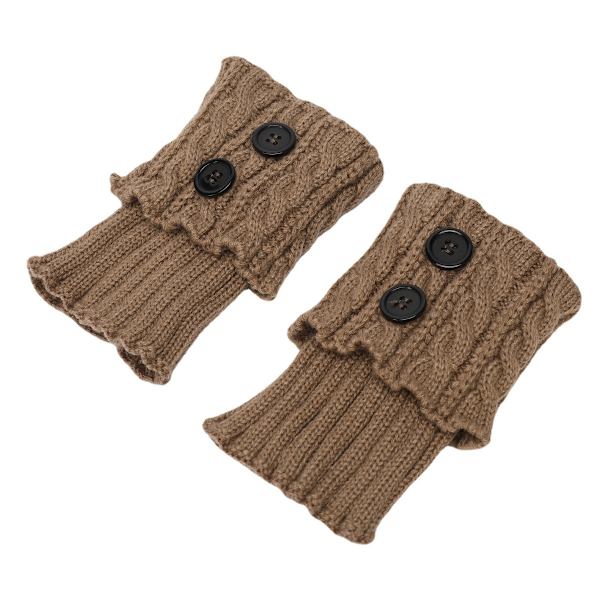 2 stk. Legwarmere for kvinner, strikkede legwarmere, sokker, legwarmere, legwarmer strømper