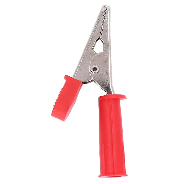 Små Alligatorklämmor Testklämmor Fiskklämmor Strömfiskklämmor Mantlade Bindningsstolpar Strömklämma Järnkontakter, Röd 5 Svart 5, 10-pack