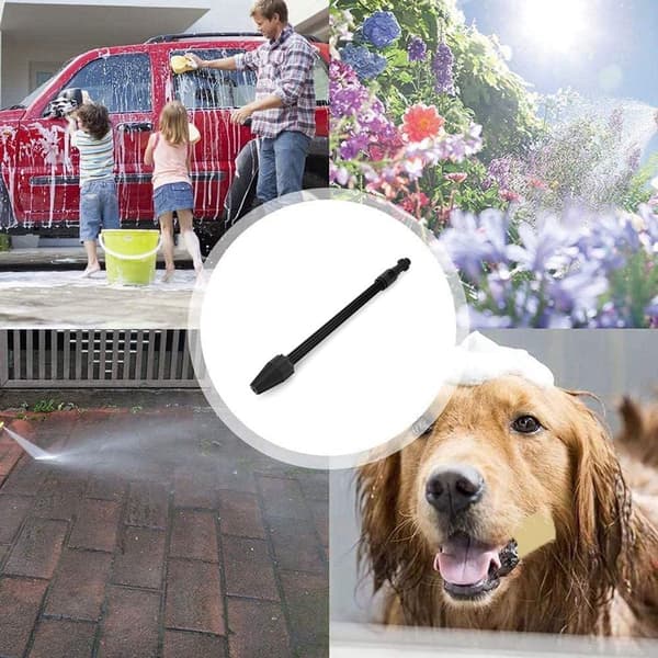 2-delad högtryckstvättsprutpistol och lansset, justerbart munstycke för Kärcher K1 till K7, bilar, golv och trädgårdar