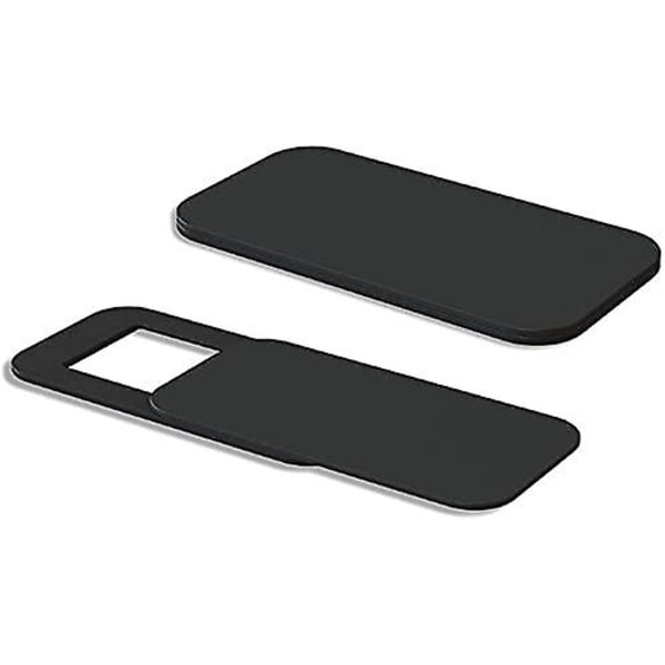 Webcam Dæksel, Pc, Laptop, Smartphone, Tablet, Voyeur Forebyggelse Funktion, Gaze Forebyggelse, 3 Plastdele (sort)