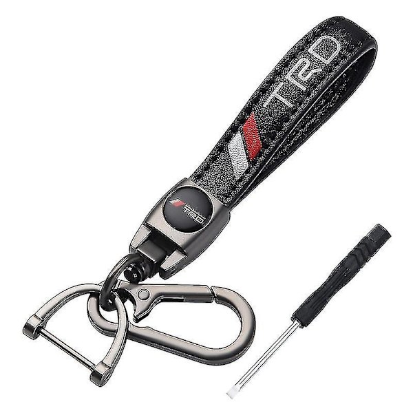 Nahkainen auton avaimenperäsetti -toyota Racing Division- Premium-matka-avaimenperäkoriste, 1 kpl