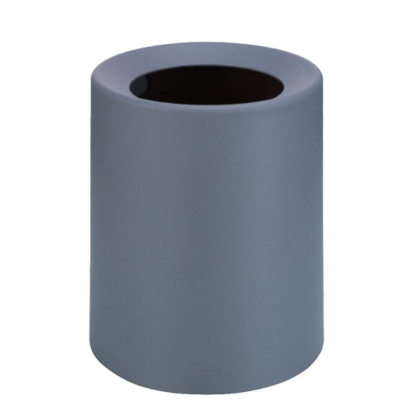 Husholdnings søppelbøtte Avfallsbøtte Frost Open søppelbøtte Ensfarget For Soverom Stue (8l Grå)Grå22 * 22CM Grey 22*22CM