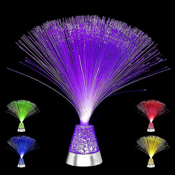 Led-lampor för hemmet, färgglada färgskiftande ljus, stjärnklar dansfestdekoration atmosfär, mini fiberoptiska lampor, fiberoptiska lampor Color Chang