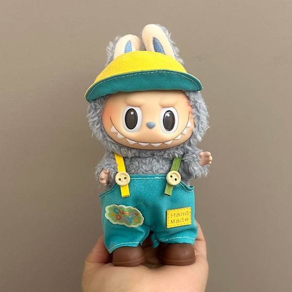 /RYI/17cm Dockkläder Labubu Kläder Tillbehör La Bubu Dockkläder 4 ( only clothes)