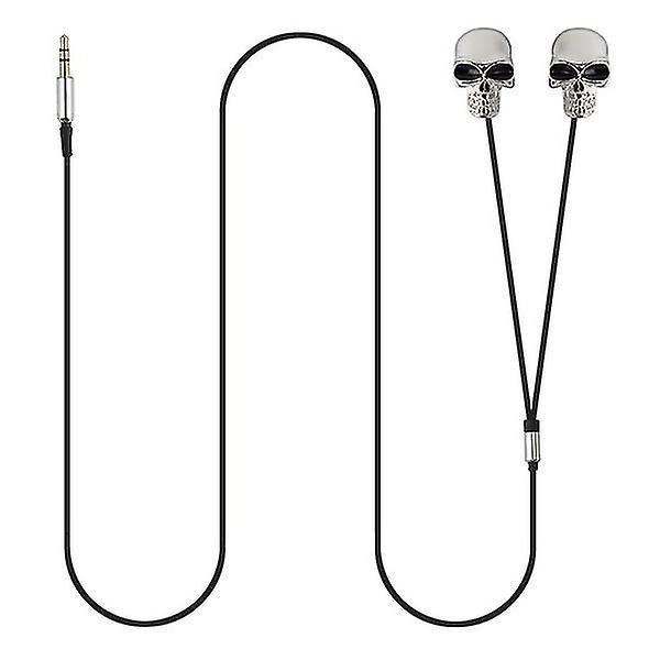 Skalle Metall In-Ear Hörlurar