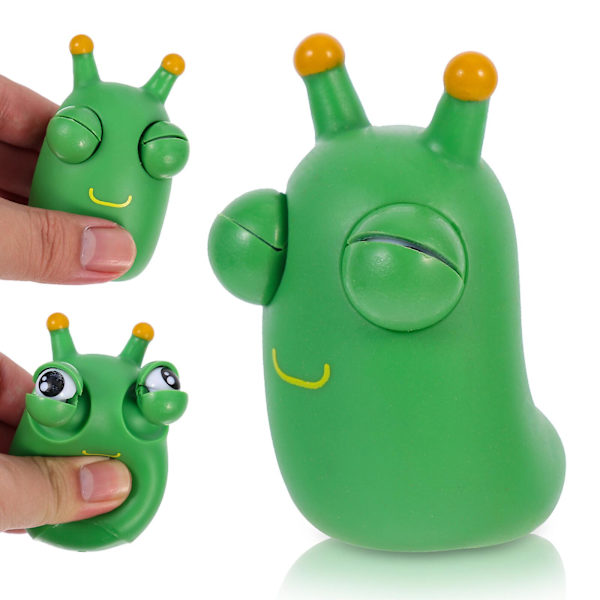 2 st Stressavlastande Leksak Nya Djurleksaker Klämma Fidget Leksaker Ögonpoppande Festfavorit Påse Fyllning Grön 8X6X5CM Green 8X6X5CM