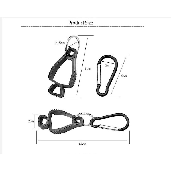 Arbejdshandske Klips Handske Klemme Griber Holder Handske Klips Holder Hænger Med Karabinhager Arbejdssikkerhed Klips Til Håndklæder Handskholder Til Brandvæsen Træ Mar