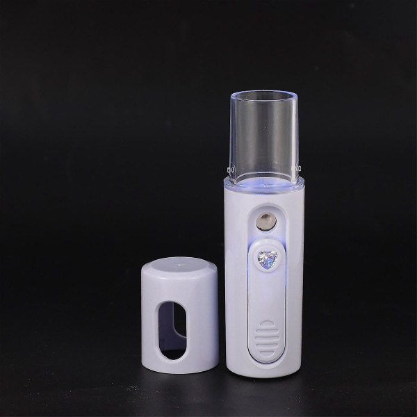 5x Facial Steamer Nano Steamer Handy Mister Facial Mist Spray Moisture Face Sprayer Oppladbar(wh)