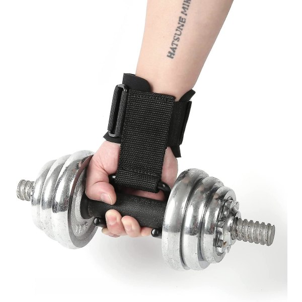 Vægtløftningsbar Krog Træning Gym Dødløft, Vægtløftning, Trækstang, Vægtløftning, Horisontal Bar Pull-up Assist Krog Hjælpebælte, 2 Stykker