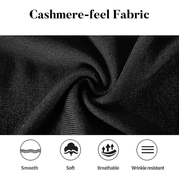 Kashmir-følelse Strikkede Sjal og Wraps til Kvinder, Lang Kappe Ponchoer til Kvinder