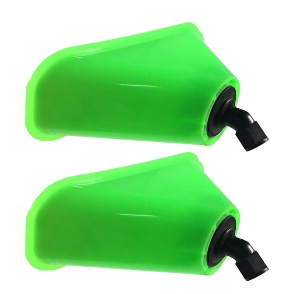 2 st Elektrisk Sprutmunstycke Plast Vattenmunstycke Sprutmunstycke Tillbehör Trädgårdsspruta Munstycke Sprutmunstycke Vindskydd Green 23x7.2cm