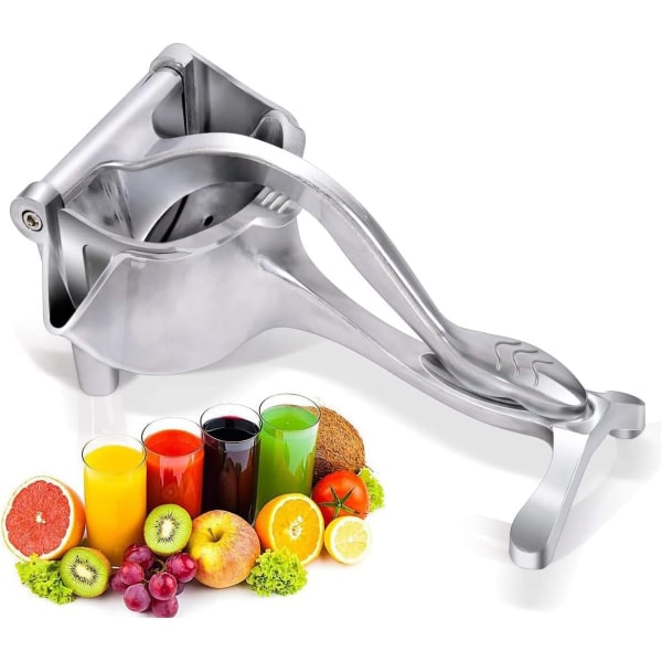 Manuell Fruktpresse Sitronpresse, Aluminium Legering Håndpresse, Enkel Bruk Heavy Duty Sitron Citruspresse Manuell Fruktpresse Squeezer Ekstraktor Verktøy