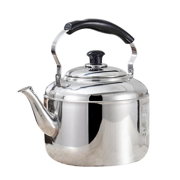Visselvattenkokare i Rostfritt Stål, Tevattenkokare, Kaffe, Kök, Spis, Induktion Kompatibel, Hemkök