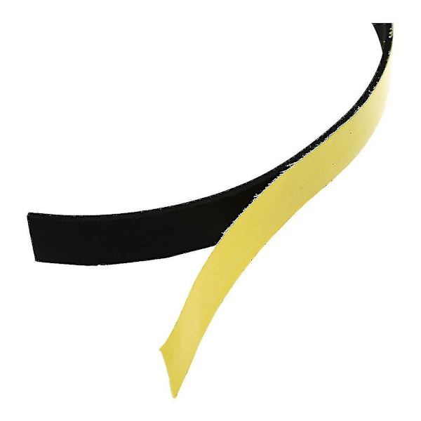 5m Sort Enkeltklæbende Skumtape Lukket Celle 20mm Bred X 3mm Tyk