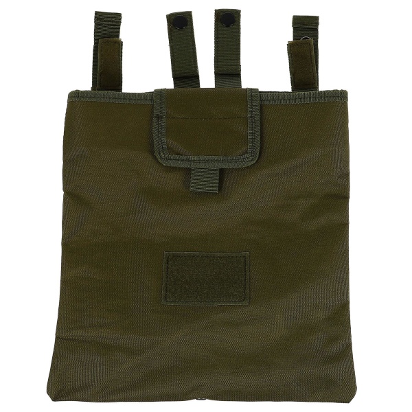 Foldbar Gjenvinningspose Multifunksjonell Taktisk Pakke Utendørs Oppbevaringstilbehør Pose Grønn 27.5X29CM Green 27.5X29CM