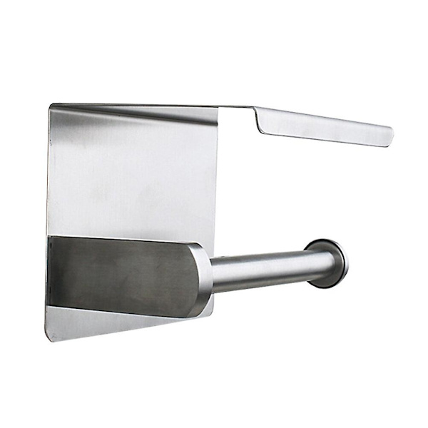 Toalettpappershållare i rostfritt stål, vävnadspappershållare, toalettpappersställ, toalettpappershållare Holder 13*10*7.5cm