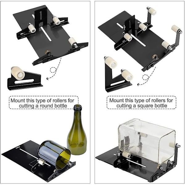 Ølflaske Vin Glassflaske Kutter Glasskopp DIY Glassflaske Kutterverktøy
