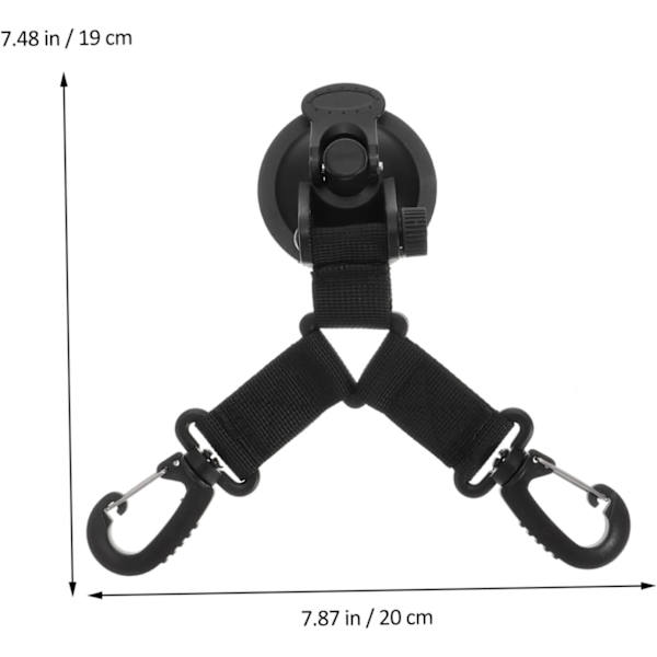 2 stk Teltsugningskop Frakkeholder Kroge Udendørstelt Udendørs Kroge Camping Kroge Camping Tarp Anker Bil Side Markise Krog Sugning C
