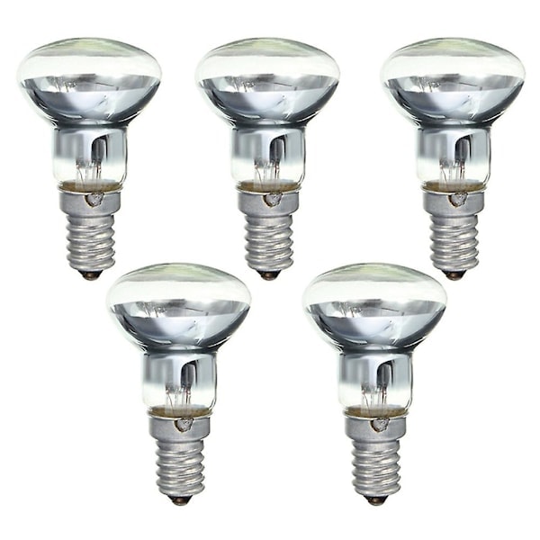 Lavalamp Erstatningspære E14 R39 30W Spotlight Skrue Pære Klar Reflektor Spot Light Glødepærer La [dB} Transparent_ry