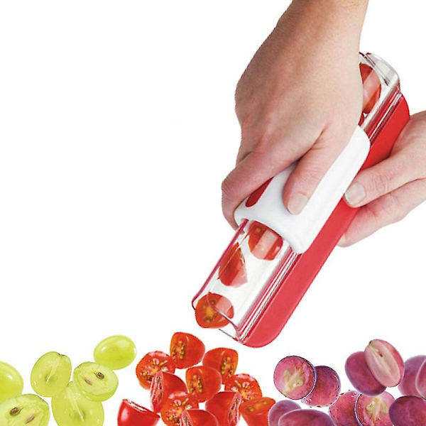 Fruktskivare, Druv-/körsbärs-/liten Tomatdelare, Fruktkaksdekoration Köksredskap Matlagningsverktyg För Fruktsallad, Grönsakssallad