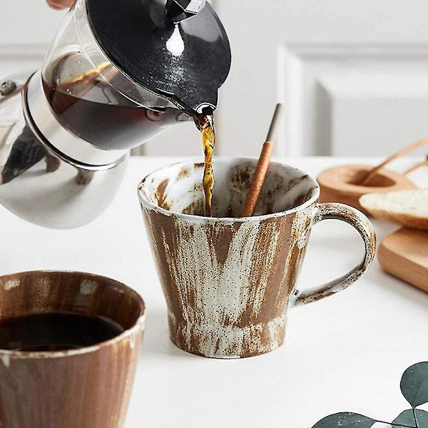 Japansk Retro Håndlavet Mælkekop Keramik Vandkop Kaffe Kop Kande
