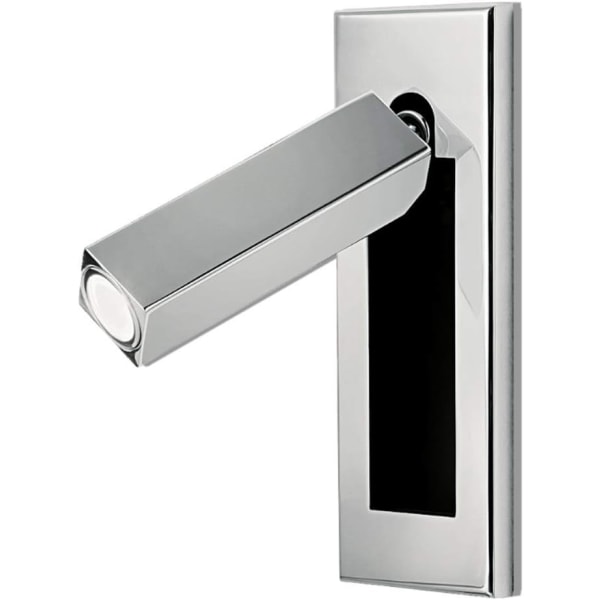 Nordisk Minimalistisk Væglæselampe Indbygget Rektangulær LED Væglæselampe 3W Vægspotlight Væglampe til Hotel Soveværelse Sengen med Afbryder, W