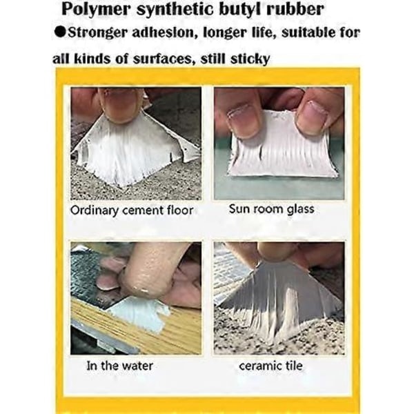 RY-butyyliteippi - 1.0 Paksu metalliverkkoalumiini 10cm*5m, 5 kpl