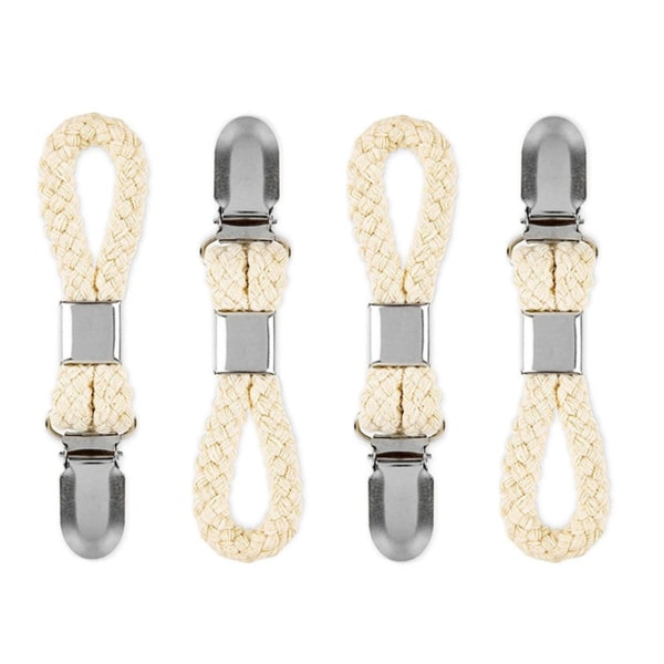 Handduksklämma, Diskhanddukshängare, Diskhanddukshängare Badrumshanddukshållare, Diskhandduksklämmor Hängande Handduksskåp (4 st, Beige)