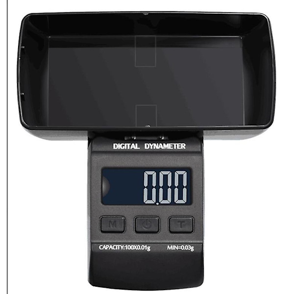 Stylus Force Gauge, Sort Stylus Force Gauge, Digital Pladespiller Nåletryksmåler Vægt (1 stk, Sort)