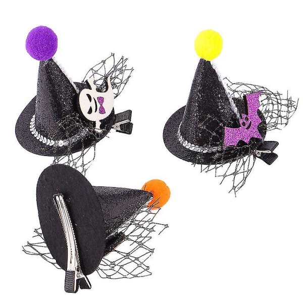 3 stk Hårspenner Halloween Hodeplagg Halloween Hodeplagg