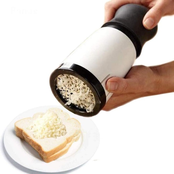 Juustoleikkuri voin raastukseen Kasvisleivän hienonnettu maissijuustoraastin (1 kpl, musta)