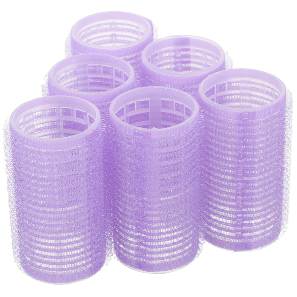 6 kpl DIY-kiharrinta työkalut hiusten muotoiluun Itsekiinnittyvät hiusrullat kihartimet - 3cm (satunnainen väri)