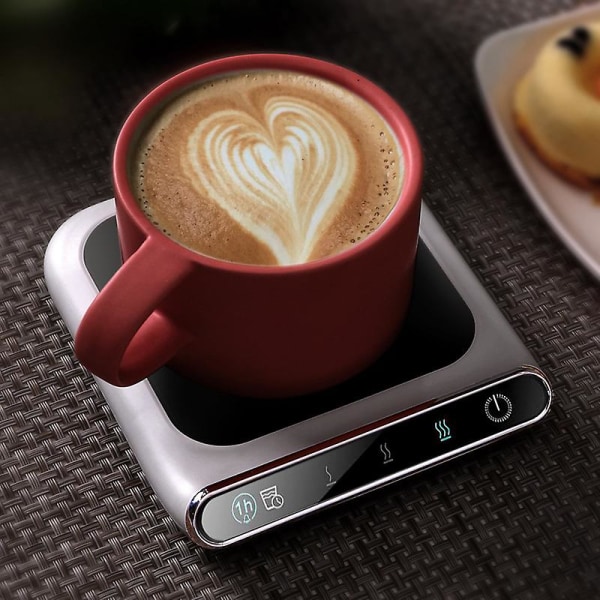 Elektrisk Koppvarmer Brikke Kaffe Te Melk Krus Drikkevarmer Matte