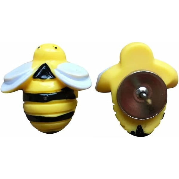 Tryknåle Tegningsnåle til mærkebilleder Hængende opslagstavlekort 1 æske Bee-skubbestifter (1 sæt med 30 stk, gul)