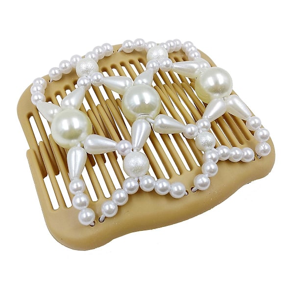 Mode Kvinnor Håraccessoar Retro Rhinestone Kam Hårgaffel (2 st)