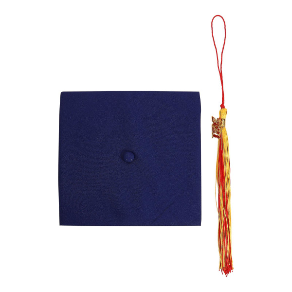 1pc Graduation With  Tassel Trencher For High School And BachelorNavy23x23cm